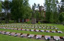 Lappi tl kirkko, hautausmaa