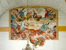 Paltaniemen kirkko, maalaus