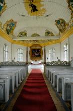 Paltaniemen kirkko, sisäkuva