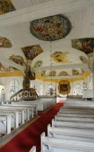 Paltaniemen kirkko, sisäkuva