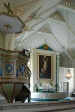 Himanka kirkko, alttari