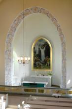 Hirvensalami kirkko, alttari