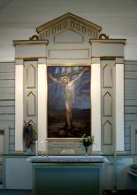 Joutsa Kirkko, alttarimaalaus