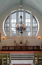 Joutsenin kirkko, alttari 