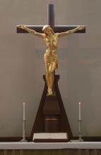 Joutsenin kirkko, alttaripatsas