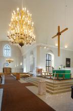 Kirkkonummen kirkko, sisäkuva