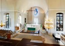 Kirkkonummen kirkko, sisäkuva