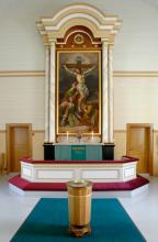 Kurun kirkko, kastemalja