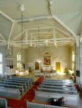 Liljendalin kirkko, sisäkuva