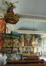 Lohtajan kirkko, saarnatuoli