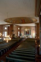 Maaningan kirkko, sisäkuva