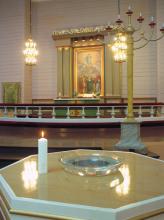 Mäntyharjun kirkko, kastemalja