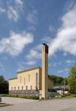 Masalan kirkko ja seurakuntakeskus, ulkokuva