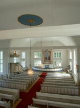 Mellilän kirkko, sisäkuva