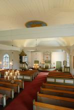 Merijärven kirkko, sisäkuva