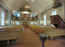 Muhoksen kirkko, sisäkuva