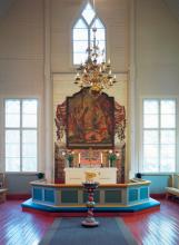 Muhoksen kirkko, alttari