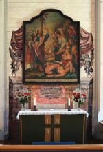 Muhoksen kirkko, alttari