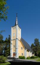 Muhoksen kirkko, ulkokuva