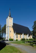 Muhoksen kirkko, ulkokuva