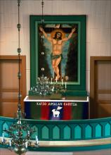 Oulunsalon kirkko, alttari