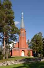 Saaren kirkko, ulkokuva