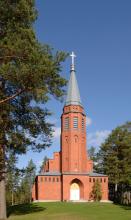 Saaren kirkko, ulkokuva