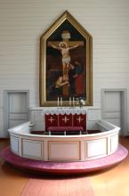 Uukuniemen kirkko, alttari