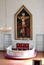 Uukuniemen kirkko, alttari