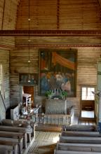 Petäjäveden vanha kirkko, sisäkuva