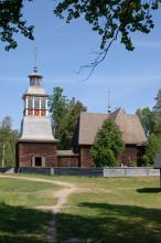 Petäjäveden vanha kirkko, ulkokuva