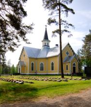 Petäjäveden kirkko, ulkokuva