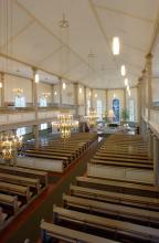 Pielaveden kirkko, sisäkuva