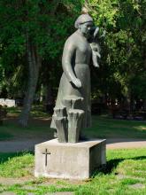 Puumalan kirkko, patsas