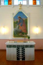 Pyhännän kirkko, alttari