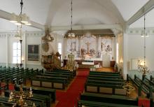 Rantsilan kirkko, sisäkuva