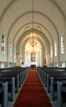 Simpeleen kirkko, sisäkuva