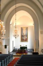 Simpeleen kirkko, sisäkuva