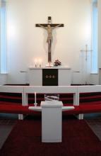 Riistaveden kirkko, kastemalja