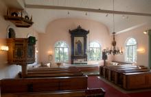 Sammatin kirkko, sisäkuva