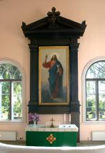 Sammatin kirkko, alttari