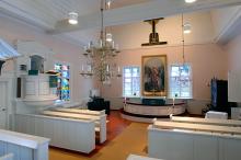 Särkisalon kirkko, sisäkuva