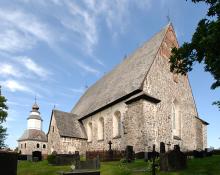 Sauvon kirkko, ulkokuva