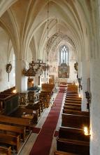 Sauvon kirkko, sisäkuva