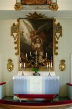 Siikajoen kirkko, alttari, Siikasalo