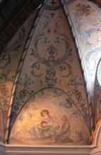 Siilinjärven kirkko, kattomaalaus