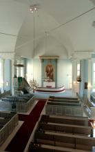 Suomusjärven kirkko, sisäkuva