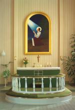 Taivalkosken kirkko, alttari