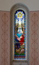 Tervon kirkko, lasimaalaus