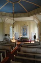 Lestijärven kirkko, sisäkuva, Toholampi